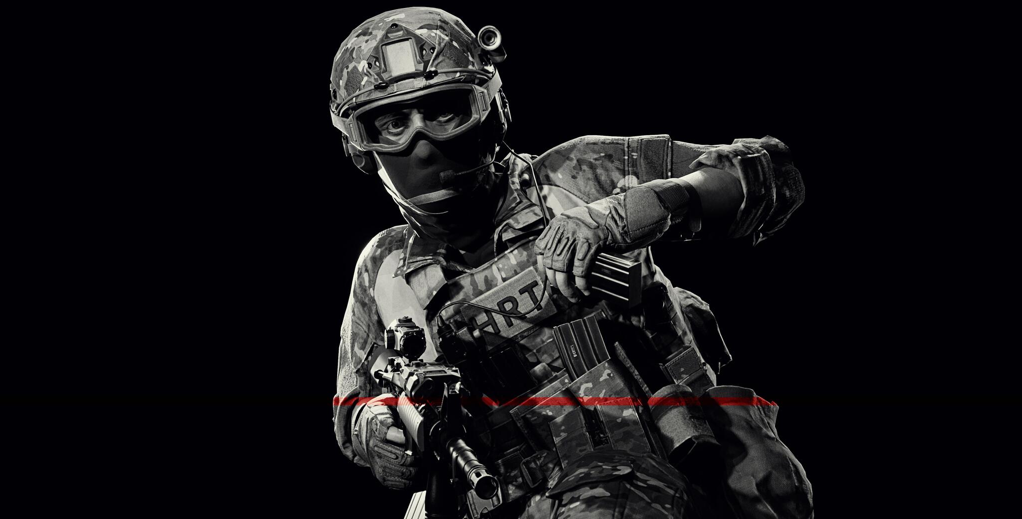 Discovery splash banner for Ready or Not LATAM - Comunidad Discord server