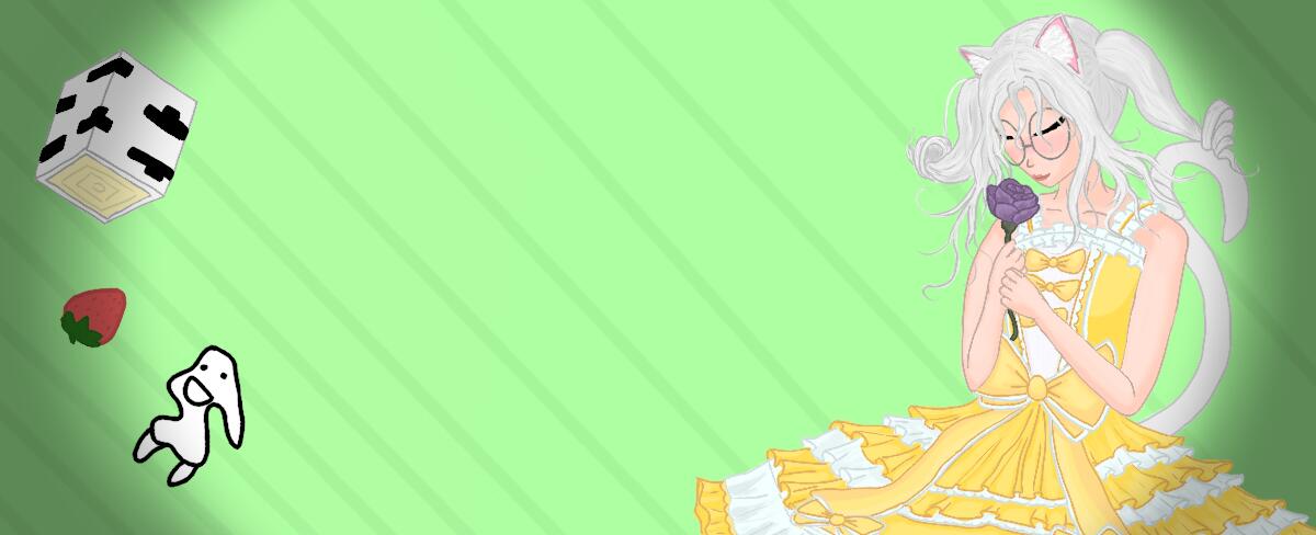 Discovery splash banner for Kiku's Kookies! Discord server