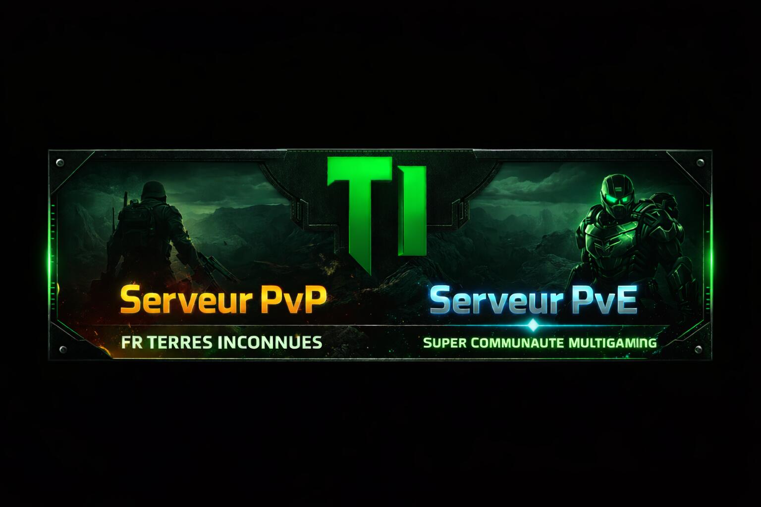 Discovery splash banner for FR TERRES INCONNUES Discord server