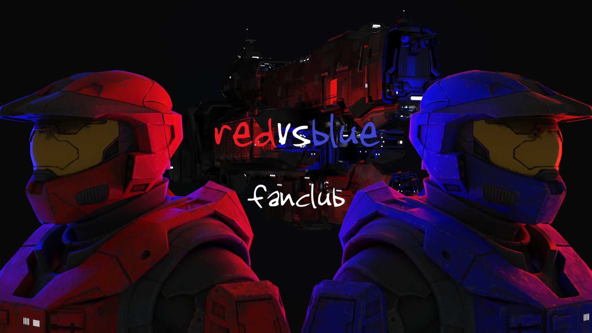 Discovery splash banner for Red vs Blue Fan Club Discord server