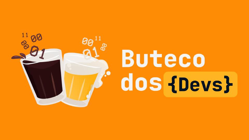 Discovery splash banner for Buteco dos Devs Discord server