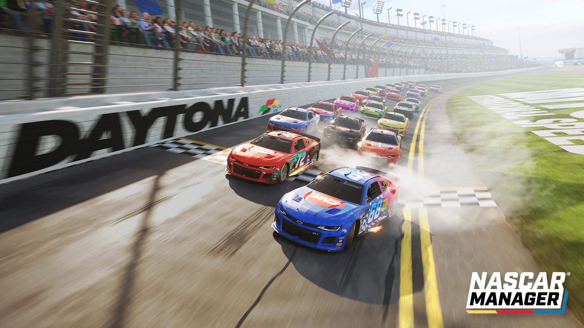 Discovery splash banner for NASCAR Manager Discord server