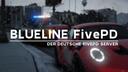 Discovery splash banner for Blueline FivePD Discord server