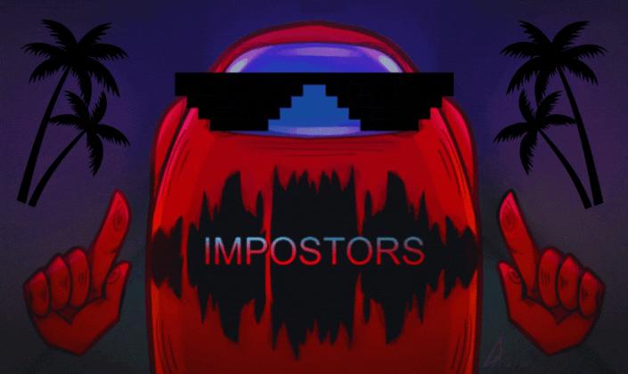 Discovery splash banner for Impostors Discord server