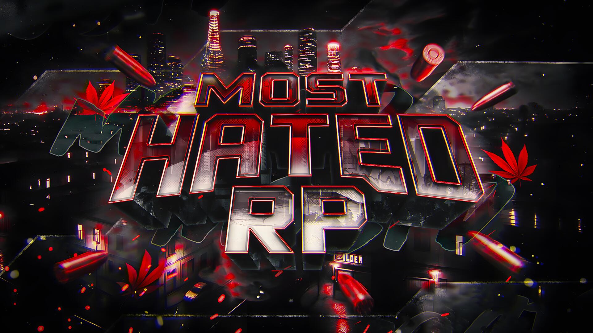 Discovery splash banner for Mosthated RP | August 22nd Discord server