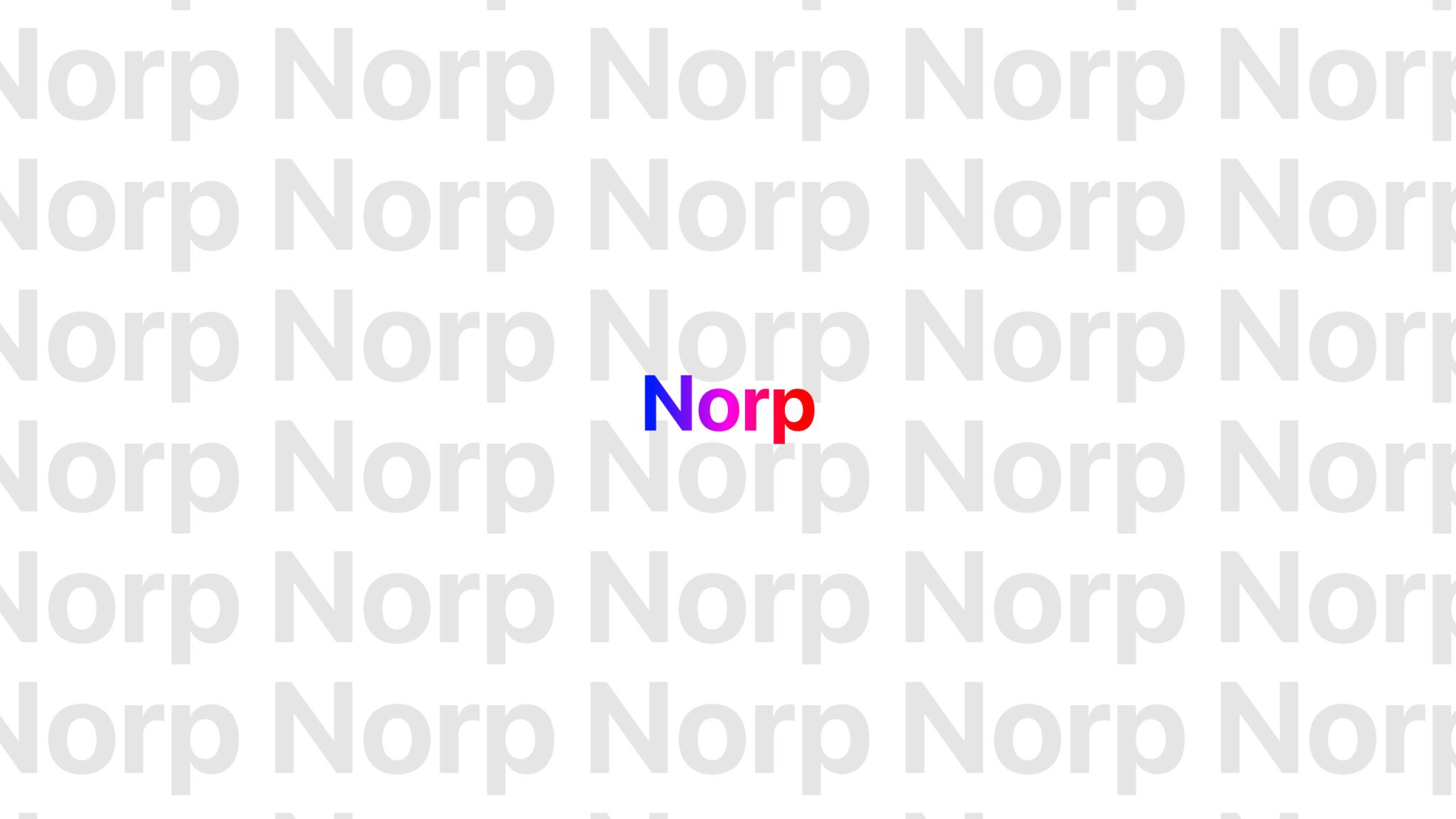 Discovery splash banner for Norp Inc. Discord server