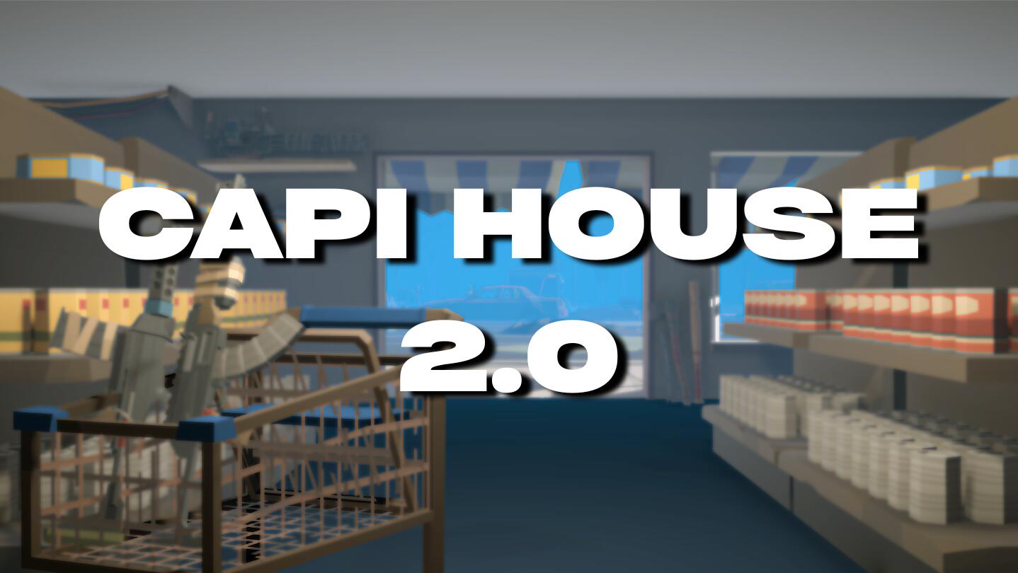 Discovery splash banner for Capi House Discord server
