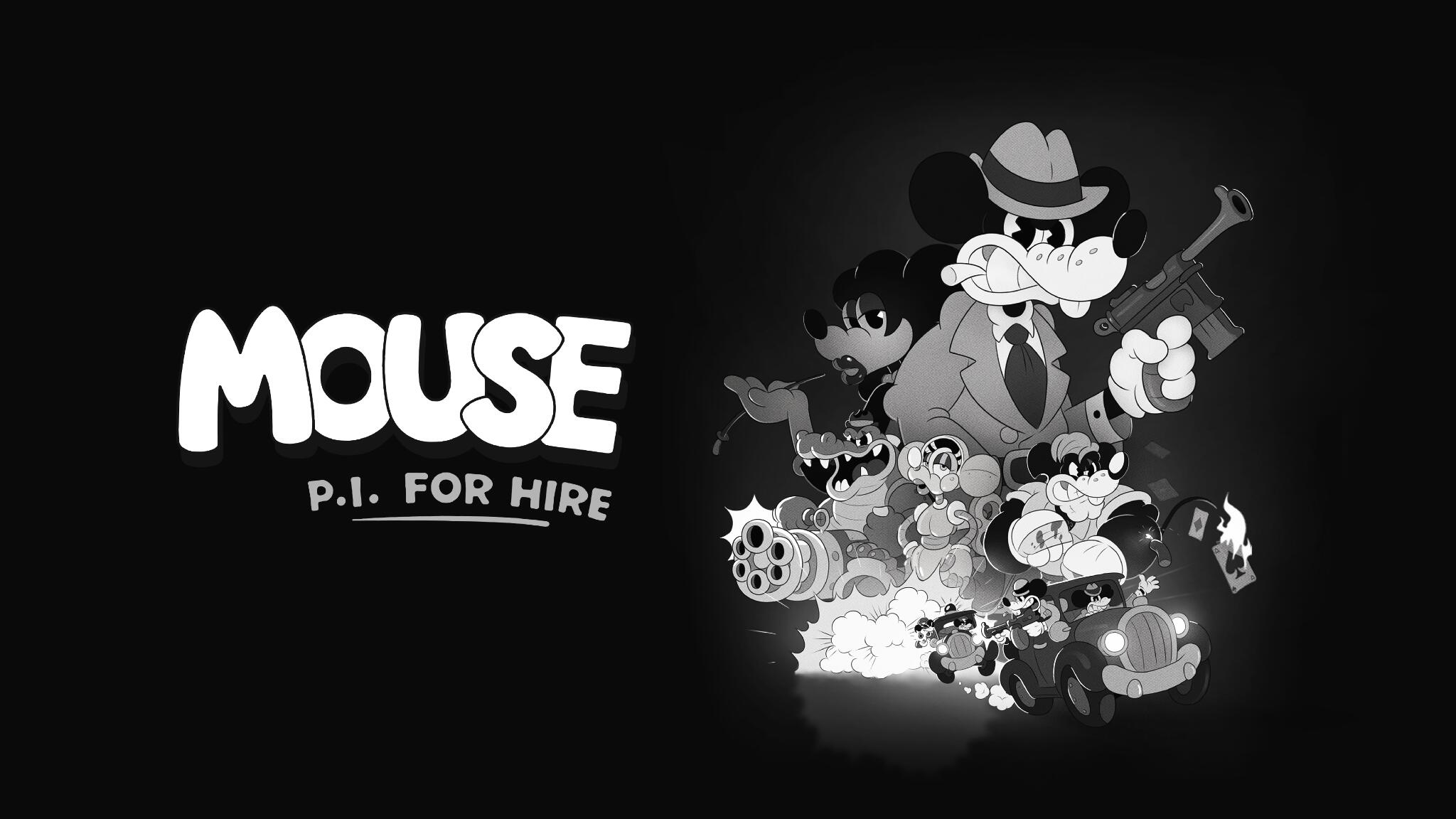 Discovery splash banner for MOUSE: P.I. For Hire Discord server