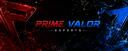 Discovery splash banner for Prime Valor Esports Discord server