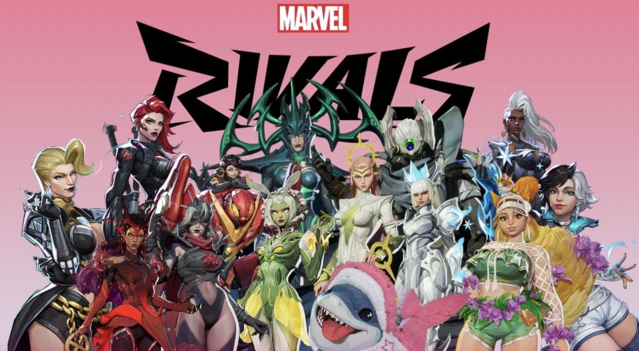 Discovery splash banner for Marvel Rivals Girls Only Discord server