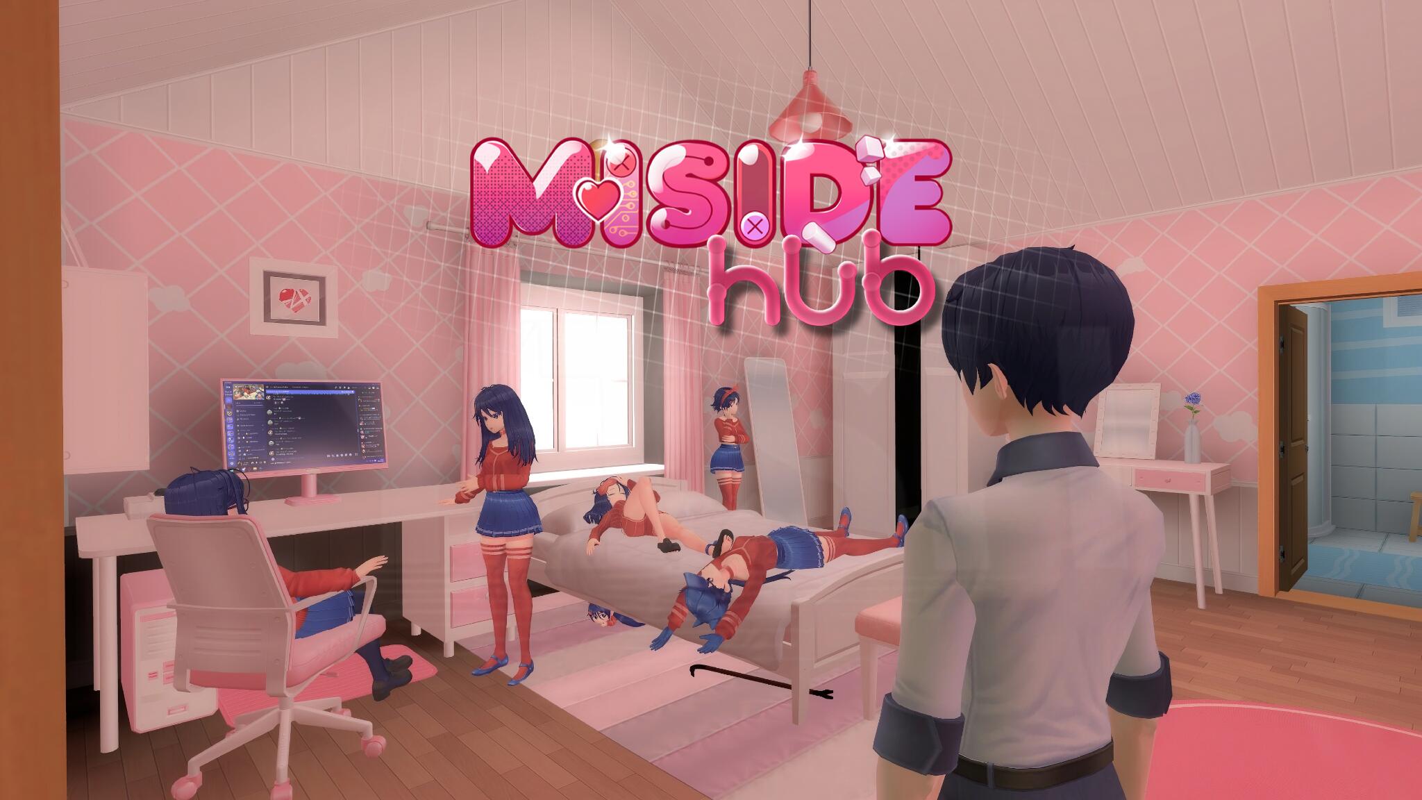 Discovery splash banner for MiSide Hub ✨ Discord server