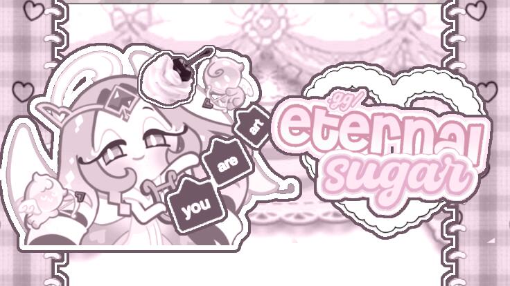 Discovery splash banner for 🩷 ׄ ݂ /𝓔ternal 𝓢ugar 𓏼𓈒 Discord server