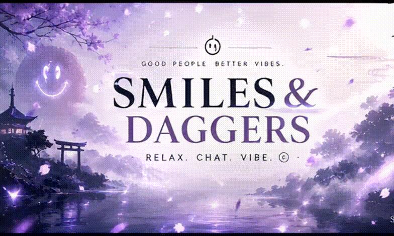 Discovery splash banner for SMILES & DΛGGERS Discord server
