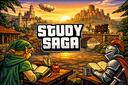 Discovery splash banner for Study Saga - Lofi Pomodoro Sessions Discord server