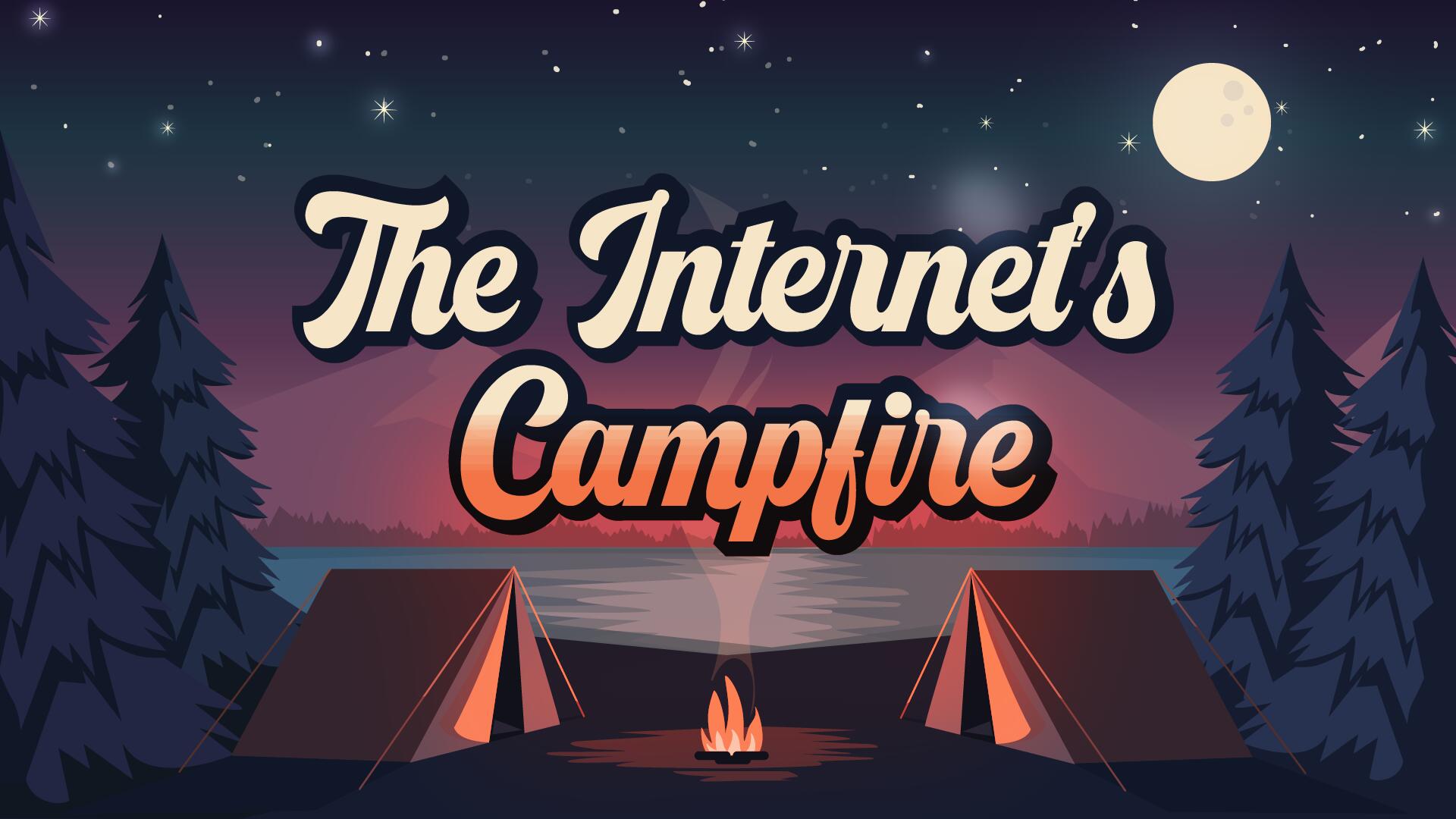 Discovery splash banner for The Internet's Campfire Discord server