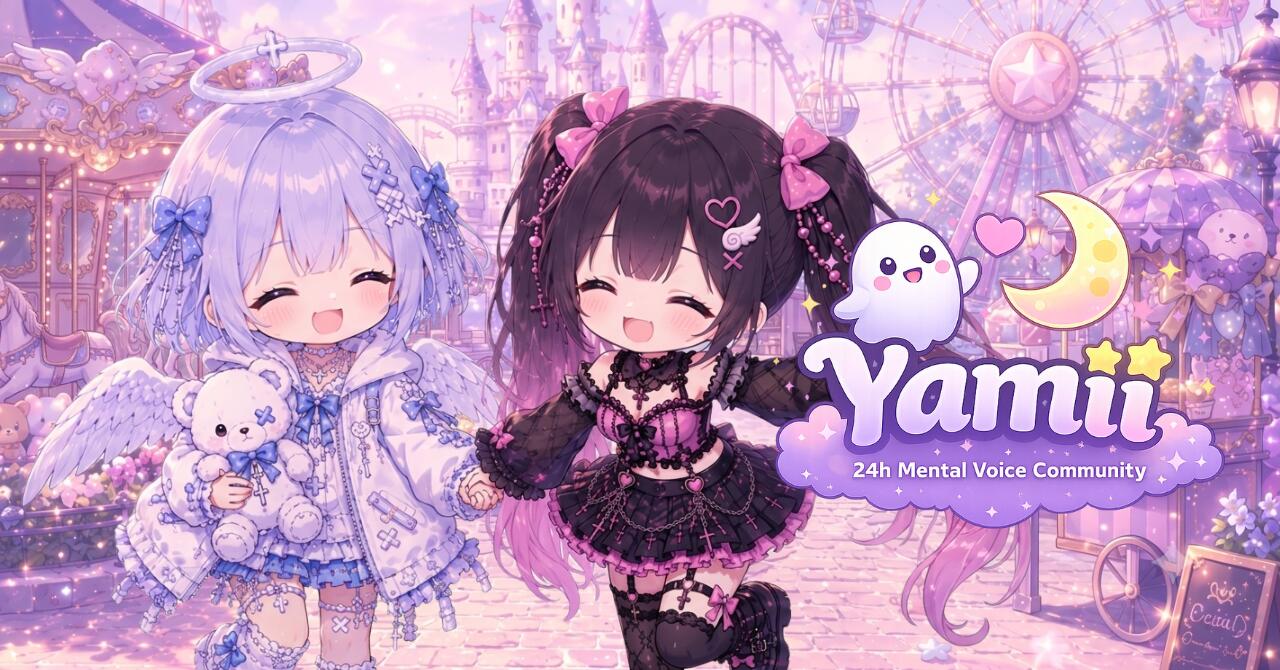 Discovery splash banner for Yamii.|mental health ꨄᜊ Discord server