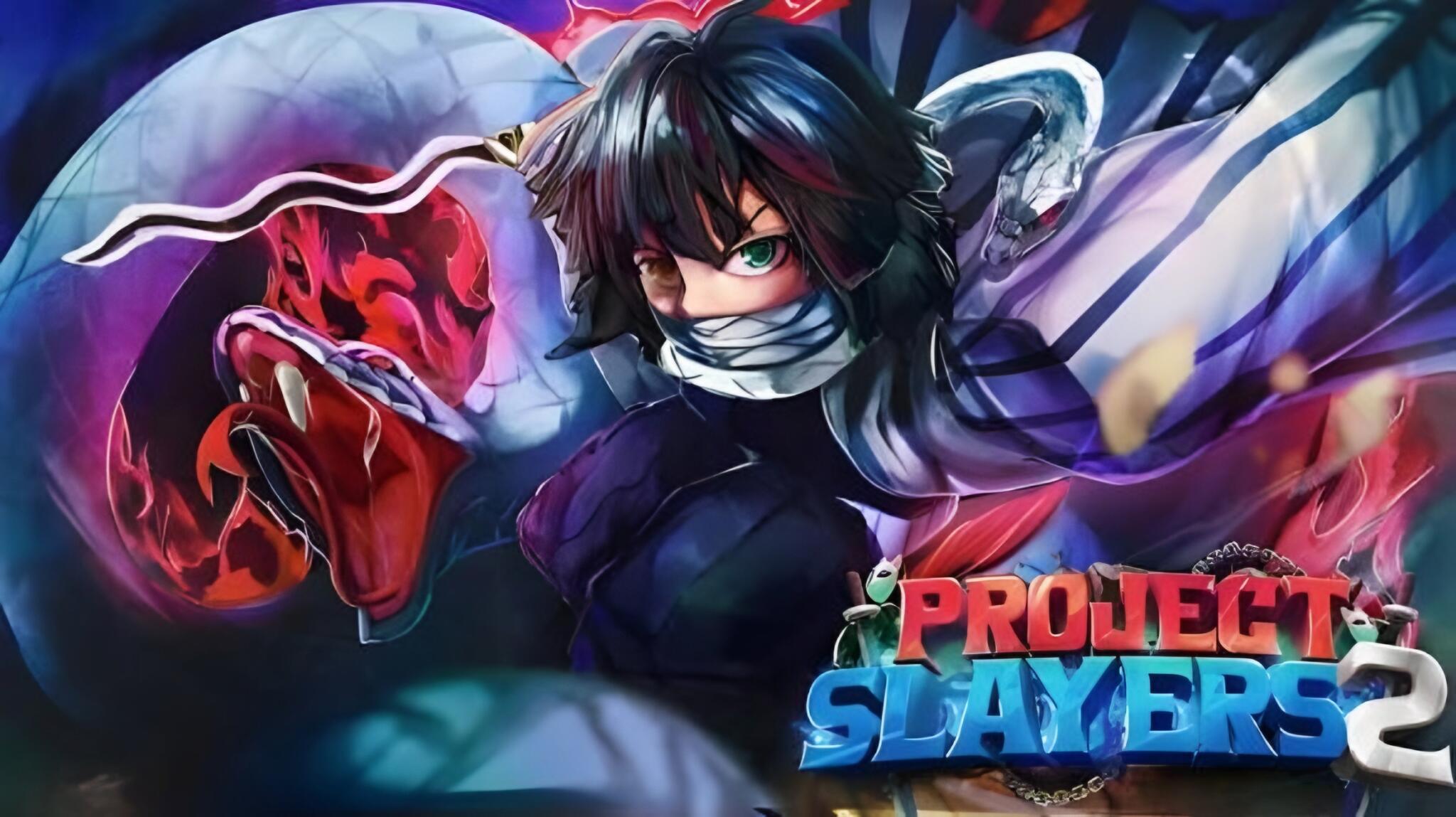 Discovery splash banner for Project Slayers 2 | Roblox Discord server