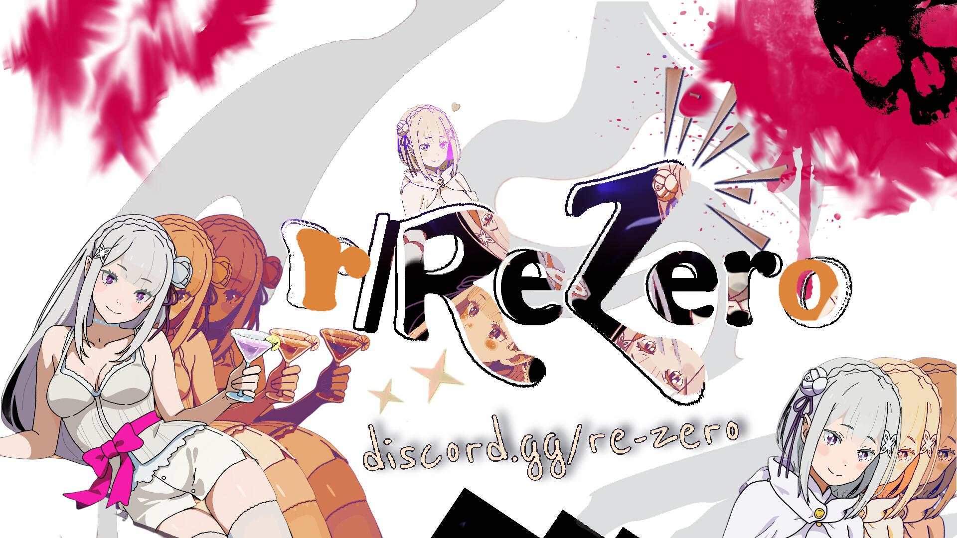Discovery splash banner for r/ReZero ♡ Discord server