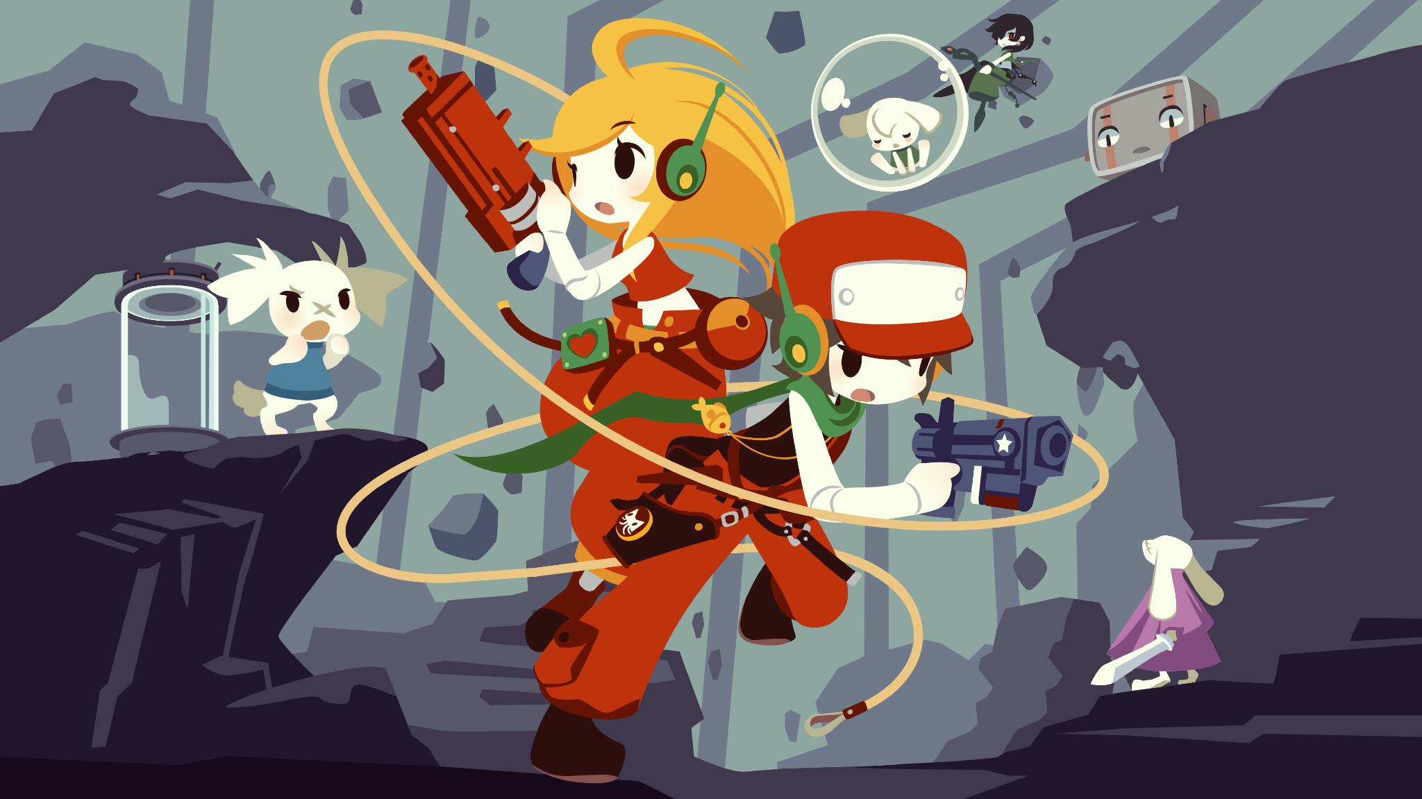 Discovery splash banner for Cave Story Discord server