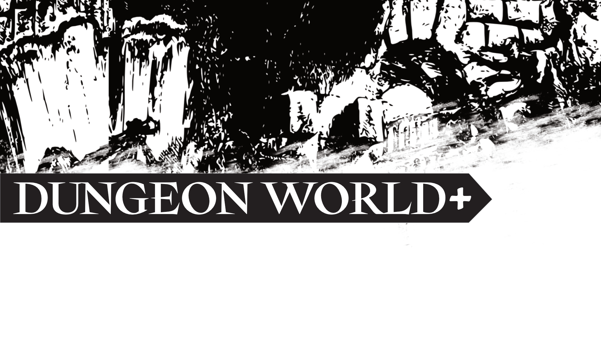 Discovery splash banner for Dungeon World+ Discord server