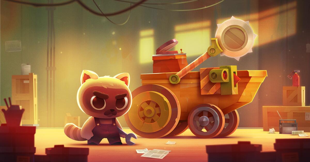 Discovery splash banner for CATS: Crash Arena Turbo Stars Discord server