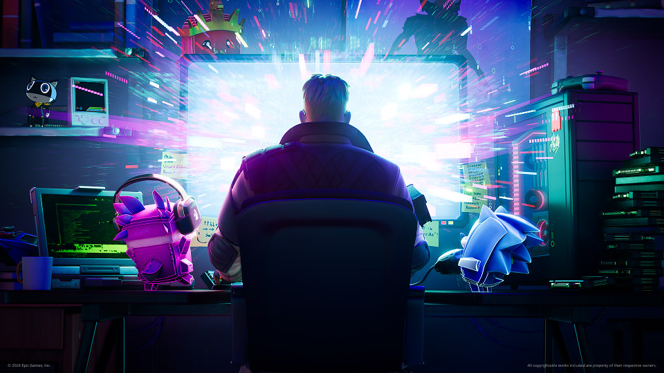 Discovery splash banner for Official Fortnite Discord server