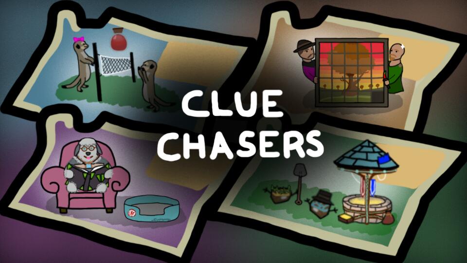 Discovery splash banner for Clue Chasers Discord server