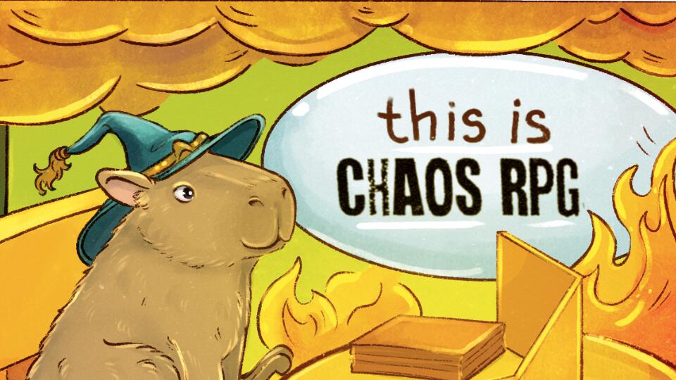 Discovery splash banner for Chaos RPG 🔥 Discord server