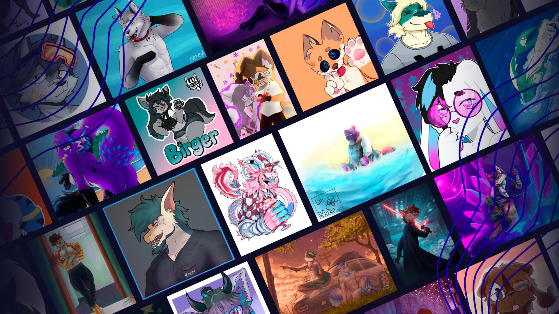 Discovery splash banner for Luposfera | Nextfur.net PT/EN Discord server