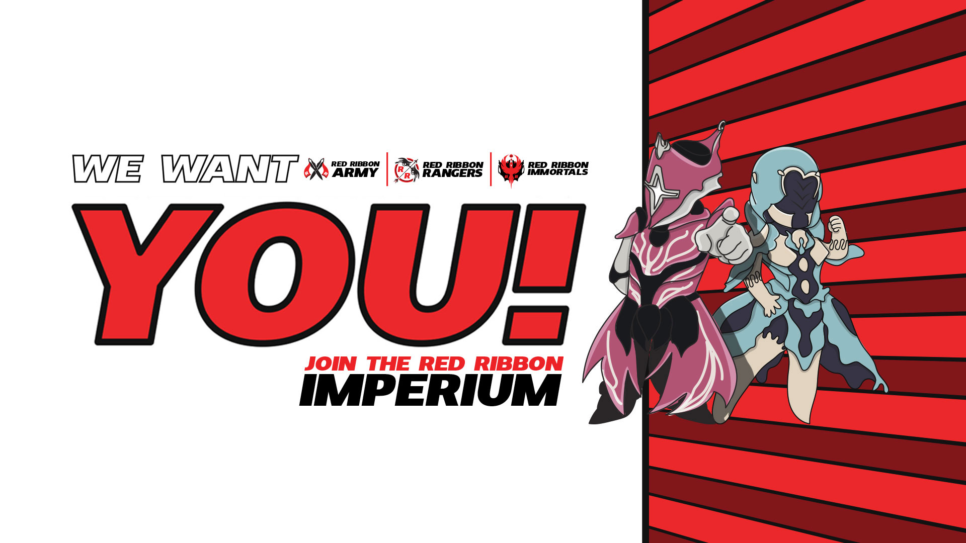 Discovery splash banner for Red Ribbon Imperium Discord server