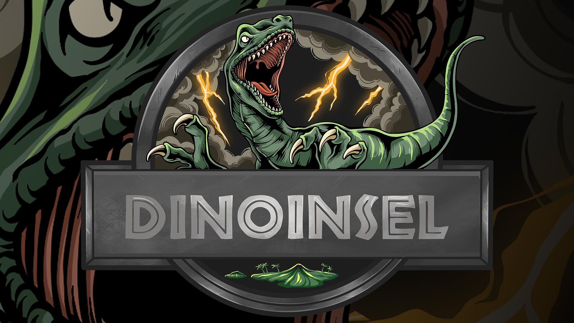 Discovery splash banner for ARK DINOINSEL (www.dinoinsel.de) Discord server