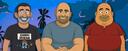 Discovery splash banner for The Sham Sharma Show Discord server