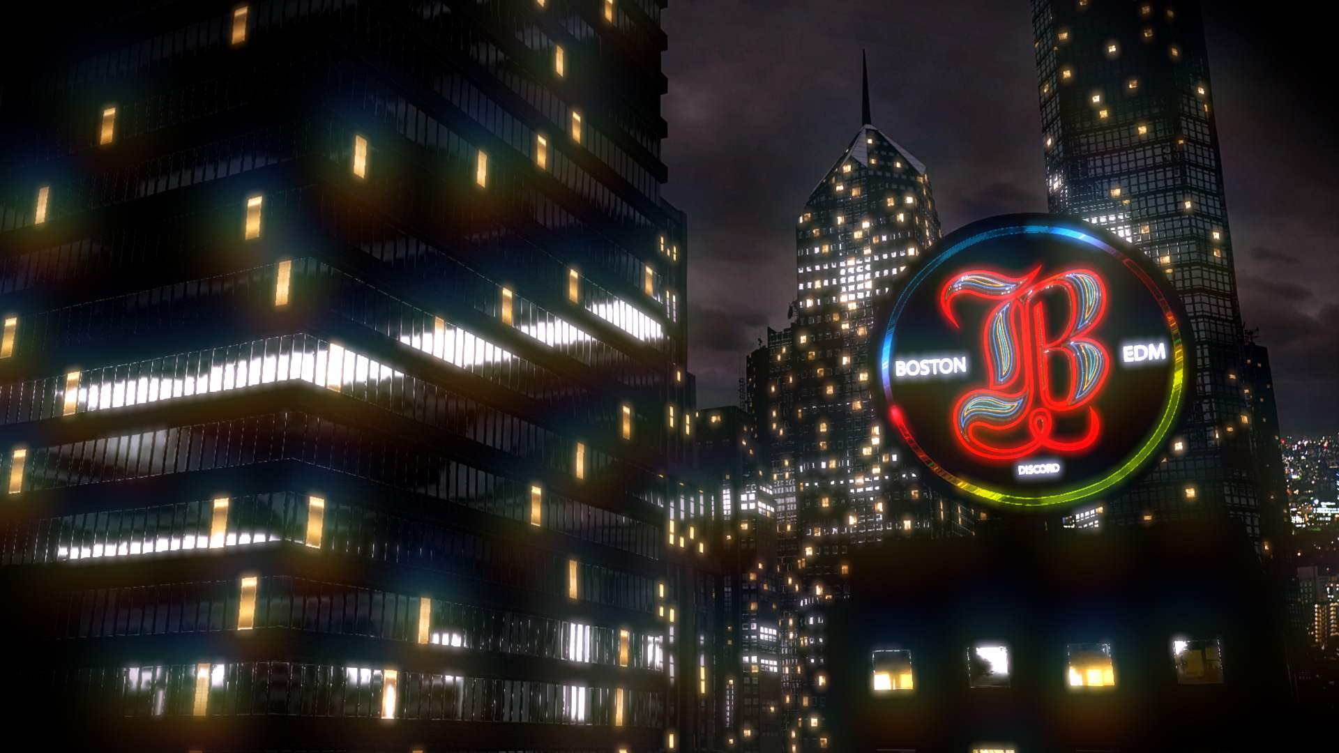 Discovery splash banner for Boston EDM Discord server