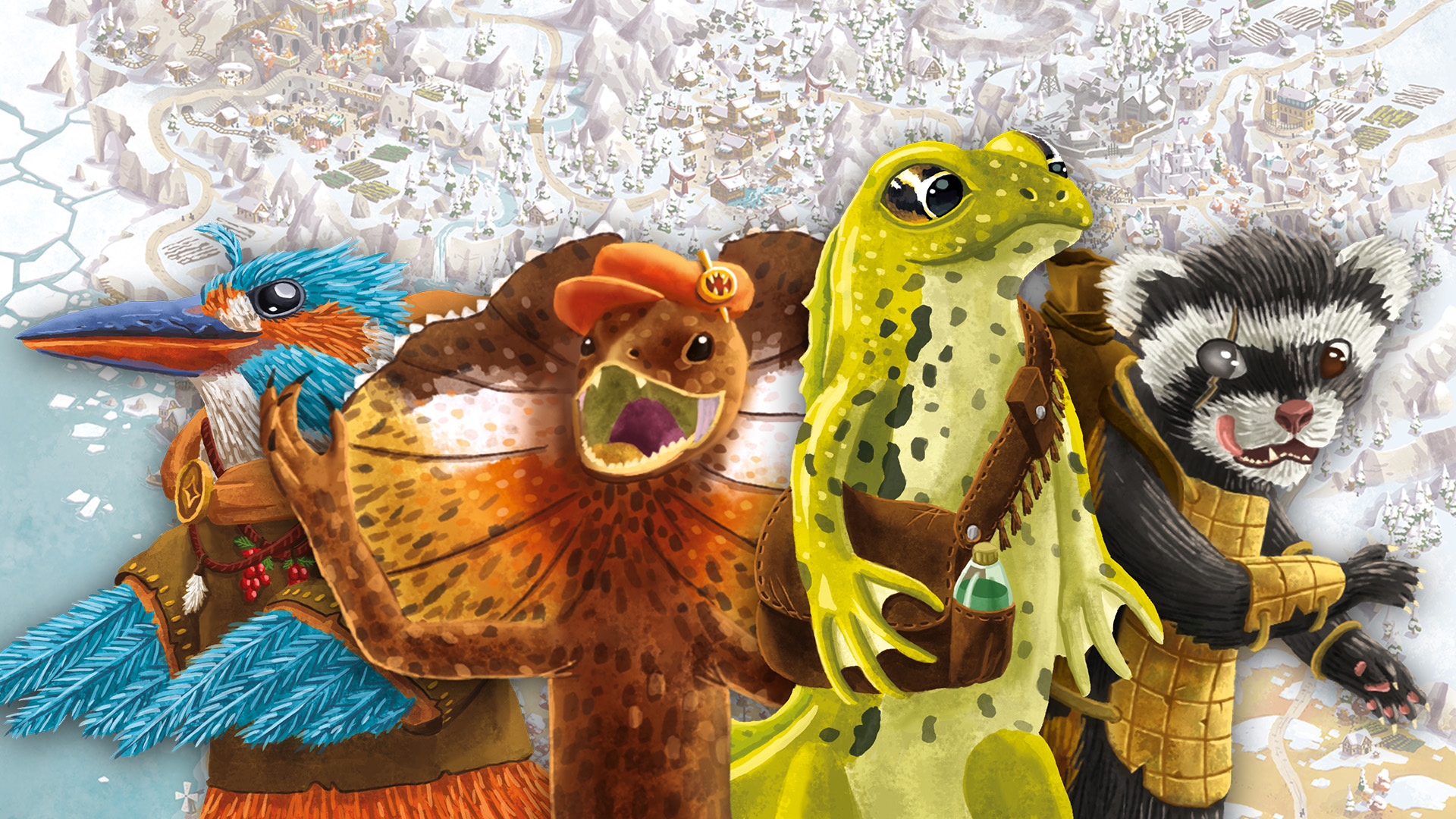 Discovery splash banner for Snowdale Society Discord server
