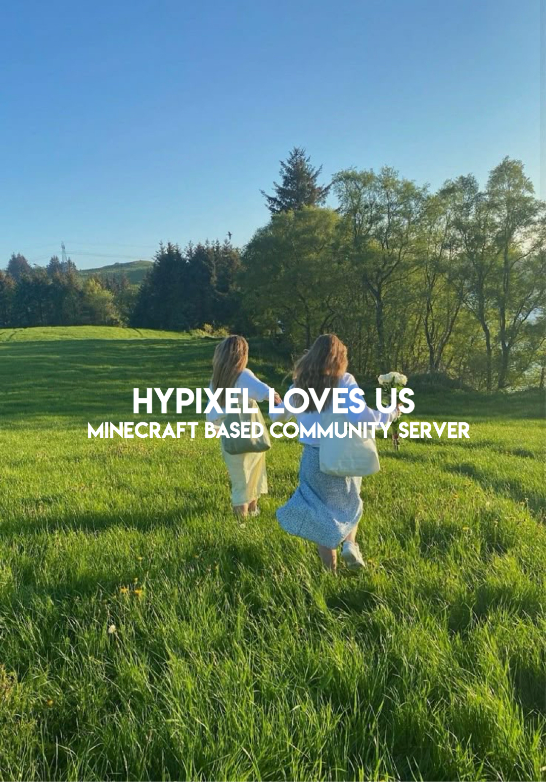 Discovery splash banner for hypixel loves us ✧・゚ Discord server