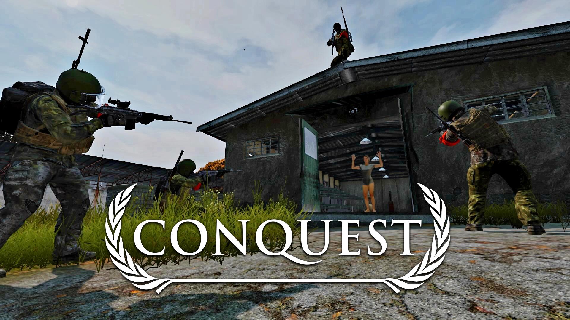 Discovery splash banner for Conquest™ Discord server