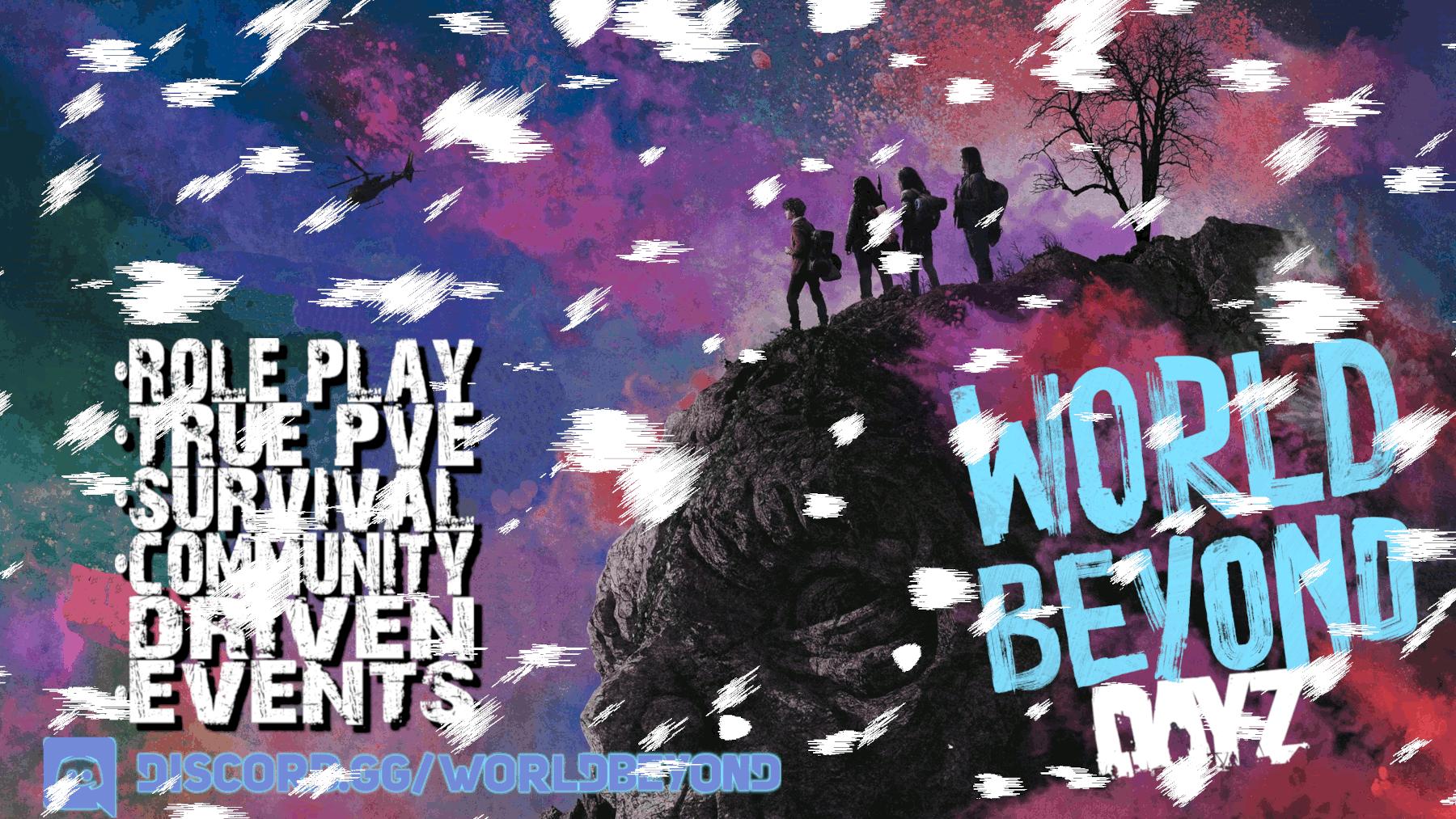 Discovery splash banner for đWorld Beyond⢠Discord server