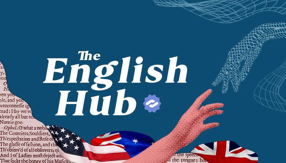 Discovery splash banner for The English Hub Discord server