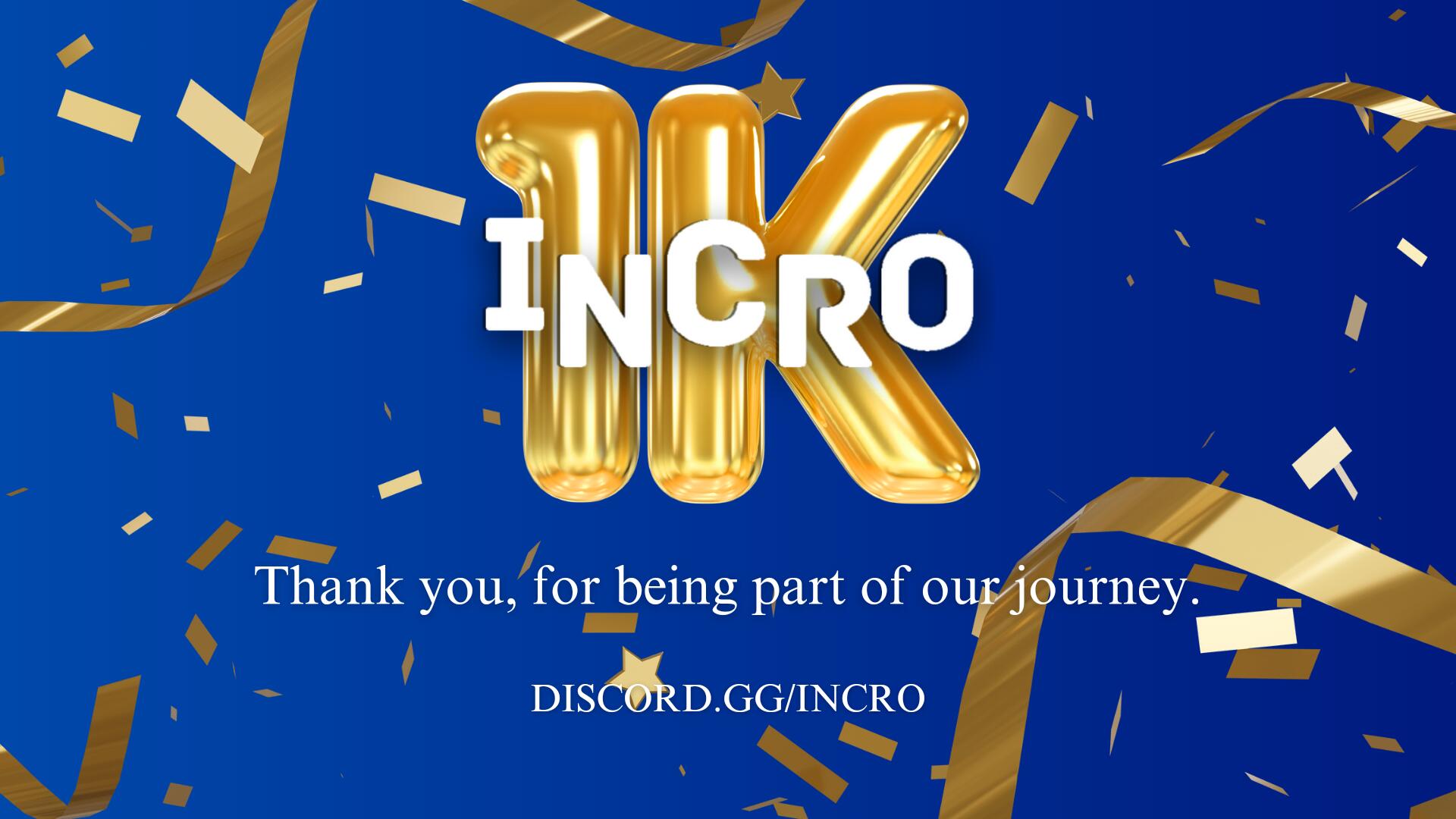 Discovery splash banner for INCRO | Chill Place Discord server