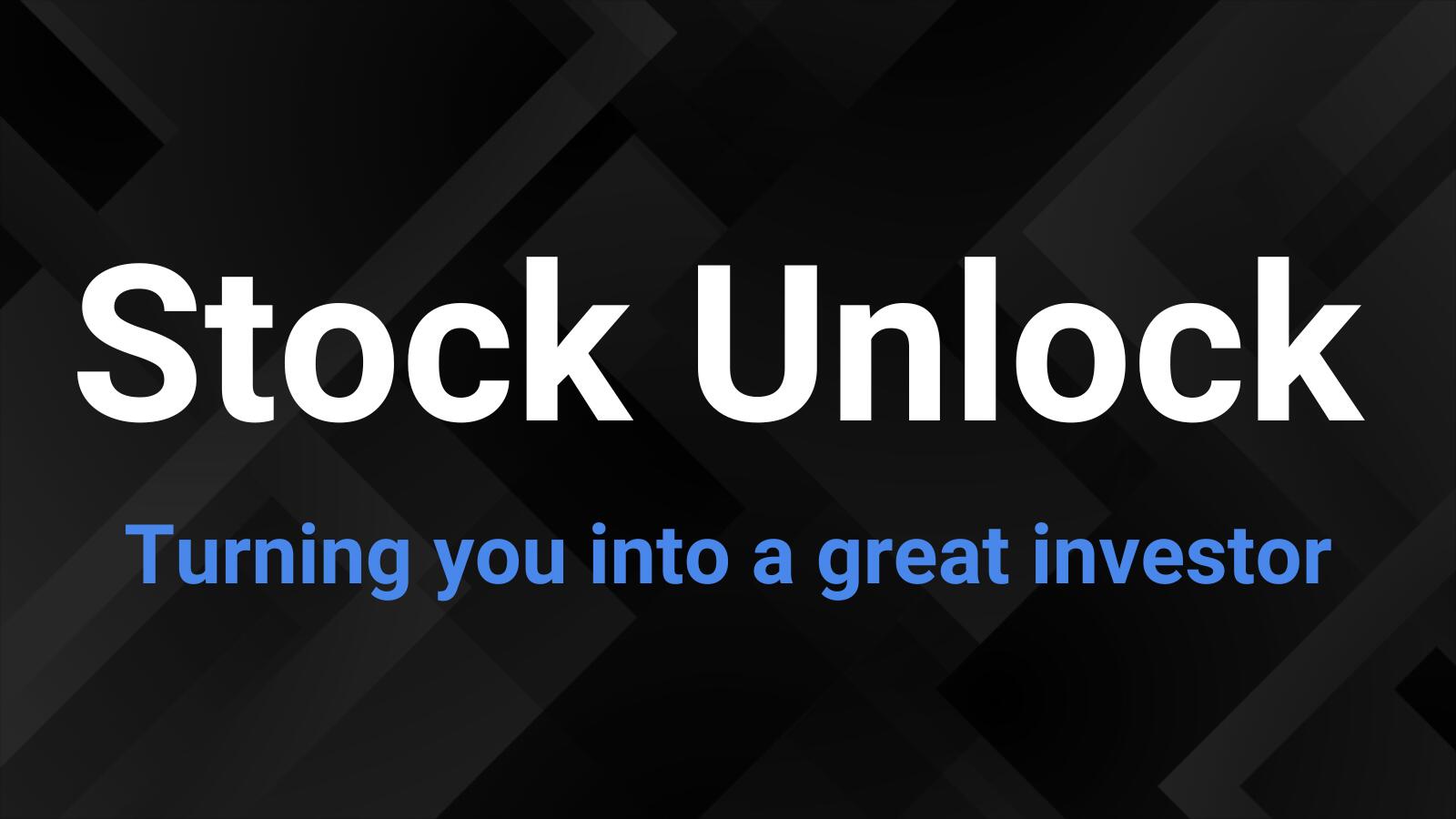 Discovery splash banner for Stock Unlock Discord server