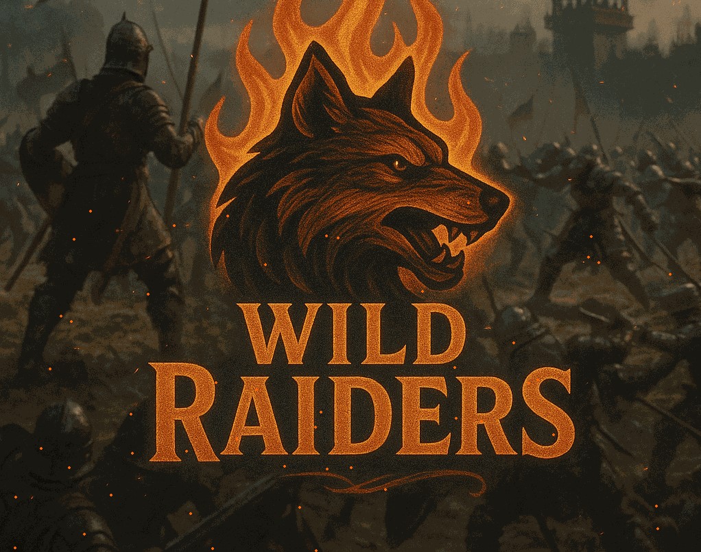 Discovery splash banner for Wild Raiders Discord server