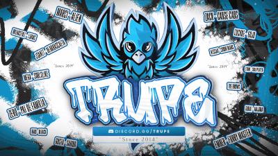 Discovery splash banner for Trupe Discord server